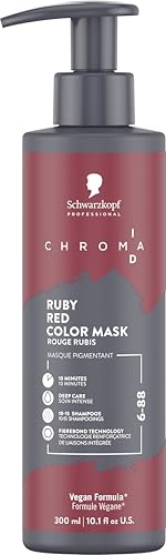 Schwarzkopf Professional CHROMA ID Bonding Color Mask Mascarilla de Color Semipermanente - 6-88 Ruby Red - 300 ml