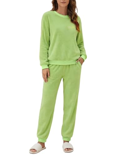 Pajamas Sets for Women Soft Comfy Fluffy Pajama...