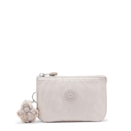 Kipling Creativity S Bolso Pequeño, Bolsas, Estuches, Metallic Glow (Plata)