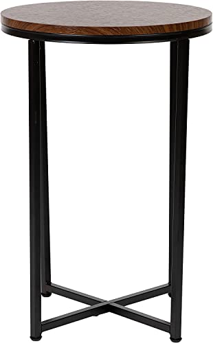 Flash Furniture �t���b�V���t�@�j�`���[ Hampstead Collection �n���X�e�b�h�R���N�V�����G���h�e�[�u�� �E�H�[���i�b�g�d�グ/�}�b�g�u���b�N�t���[�� W40×D40×H61cm �y���{���K�A���i�z