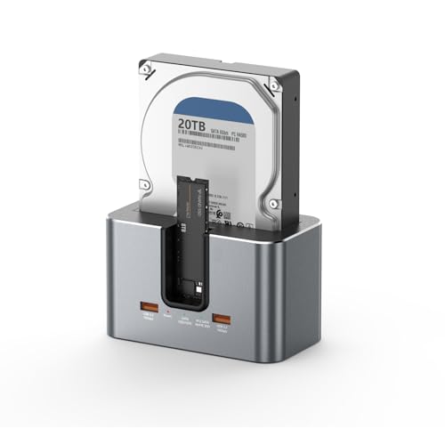 Station d'accueil USB 3.2 10 Gbps pour vider vos disques saturés rapidement