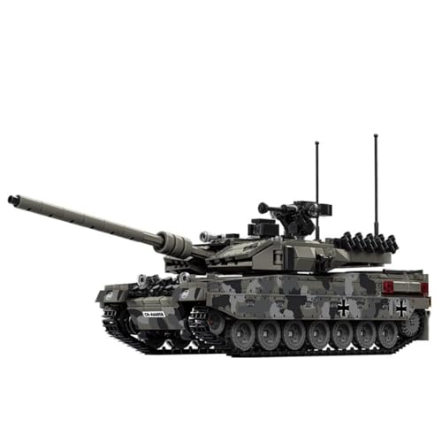 CIJINAY Leopard 2A7 Tank Building Kit 1006 Pieces Military Model with Moving Turret & Tracks Collectors Display for Adults & History Enthusiasts