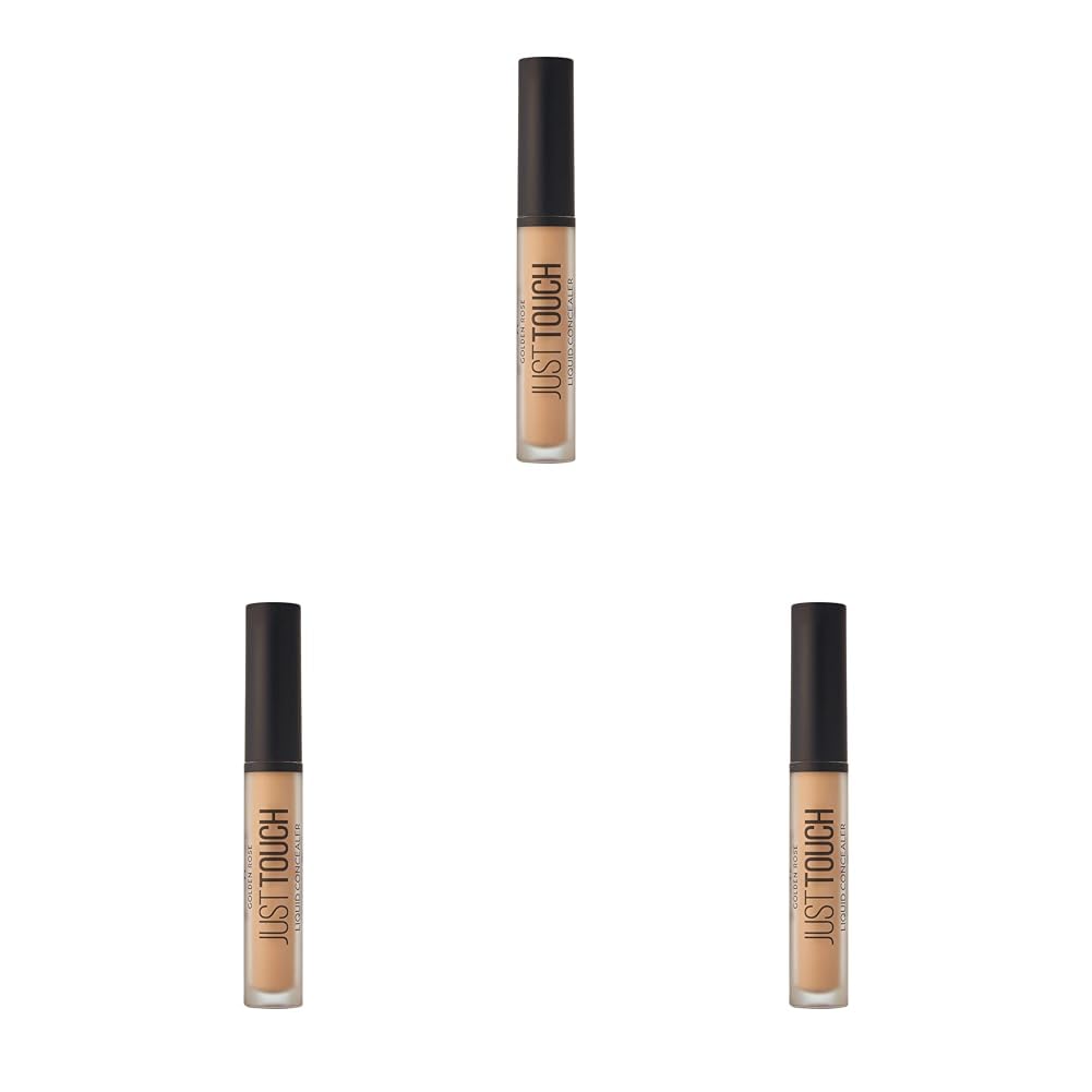 Golden Rose Just Touch Liquid Concealer No: 08 - Niacinamide ve Vitamin E İçerikli Kapatıcı (3 paketi)