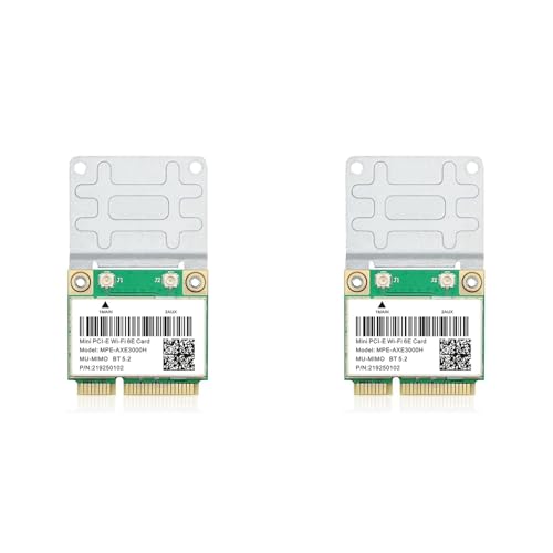 Carte Wi-Fi 6E Tribande AX210 PCIE Mini pour PC et ordinateur portable