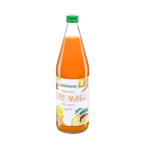 Schoenenberger - TopVital Möhre-Mango Bio-Saft - 1x 750 ml Glasflasche