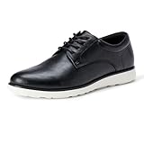 Amazon Essentials Mens' Casual Derby Dress Shoes, Black, 11