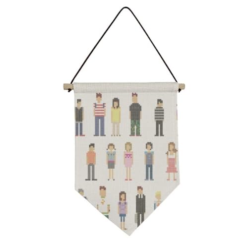 Drapeaux en toile à suspendre de personnages de jeu pour personnaliser votre salon