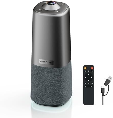 NUROUM 360 Pro Conference Room Camera System with Mic, 3 AI Modes - 1
