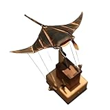 Genérico Versión Mejorada Adorno Biónico Eléctrico De Manta Raya De Madera Hecho A Mano, Decoración Oceánica Mecánica Única Y Realista, Postura De Natación Realista, Hecho A Mano (1pcs)