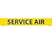 PIPEMARKER, PS VINYL, SERVICE AIR, 2X14 1 1/4" CAP HEIGHT (25 Pack)