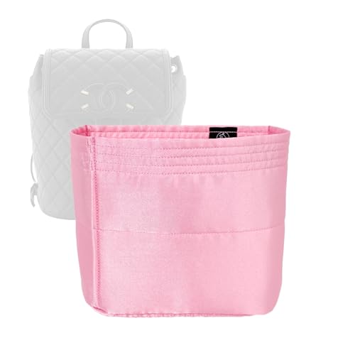 Zoomoni Silky Purse Organizer for Chanel Filigree Backpack (Handmade/4 Color Options) [Silky Satin, Silk Liner, Insert, Shaper]