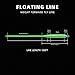 SF Weight Forward Floating Line Fly Fishing Line Welded Loop Green 100FT WF9F …