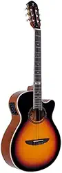Violão eletroacústico Artistic cutaway nylon Drop sunburst satin VEGAS EQ America Series Tagima