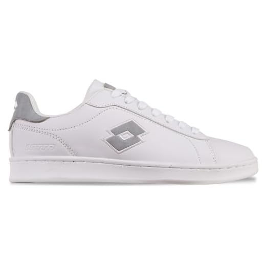 Lotto, Scarpe da Ginnastica Unisex-Adulto, White Lt Blue, 44 EU