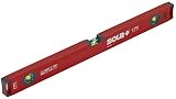 SOLA LSX24 X PRO Aluminum Box Profile Spirit Level with 3 60% Magnified Vials, 24-Inch