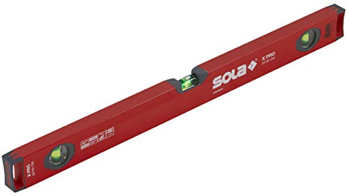 Image of SOLA LSX24 X PRO Aluminum Box Profile Spirit Level with 3 60% Magnified Vials, 24-Inch