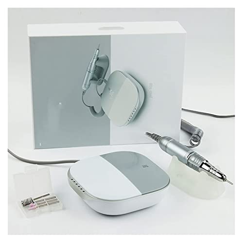 CCYENG Limas de uñas eléctricas Taladro de uñas eléctrico 35000 RPM Lima eléctrica Pantalla HD Pluma de manicura de Metal Lijadora de Torno de uñas Profesional para uñ