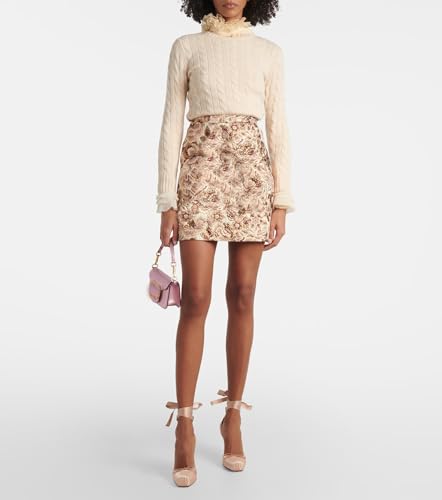 Women's Satin Ballet Slingback High Heels with Bows Closed Square Toe Lace-Up Stiletto Pumps Elegant Mary Jane Shoes for Wedding Party Pink3