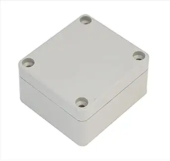 Bestcase Electronic Enclosure Box, Waterproof Plastic Enclosure, Suitable for Electronic Projects, ABS Junction Box, Used for outdoor application also, Model WPE034