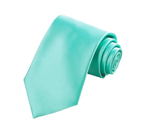 Image of TIE G Solid Satin Woven dyed Color Formal Black Necktie and Pocket Square Sets in Gift Box