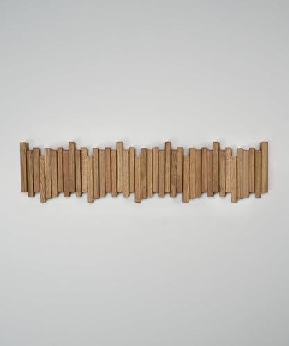 WECO Wandgarderobe (Klarlack 83cm 10 Haken)