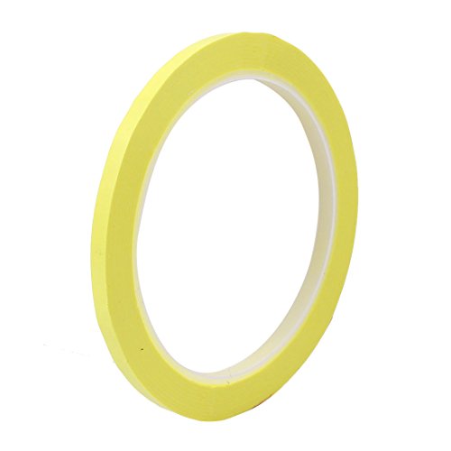 sourcing map 1 Stk 5 mm Einseitig starke Selbstklebende Mara-Klebeband 50 m Länge Logo gelb DE de