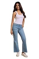 Dorothy Perkins Petite Comfort Stretch Bootcut Jeans, 14, Light Wash
