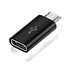 1 Pack Micro USB to USBC Adapter, Type C Female to Micro USB Male Convert Connector Support Charge Data Sync Compatible with Nexus 5 6, and More Devices (Not for USBC to C Charging Cable)