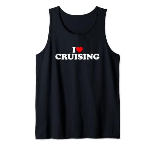 I Love Cruising Hemd Cruising Lover Hemd I Heart Cruising Tank Top