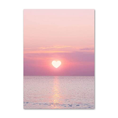 Laminas decorativas pared Sol de corazón