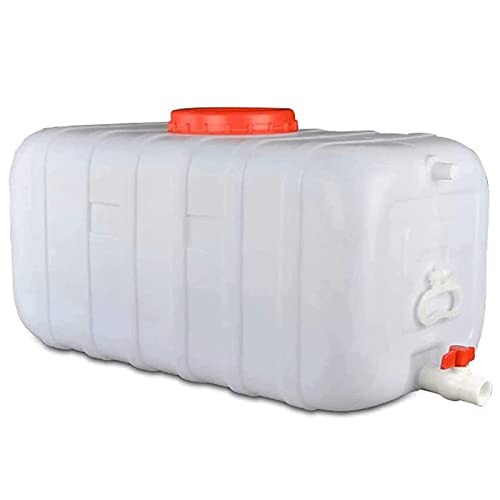 JIAYOYO Contenedor de Agua, Tanque de Agua portátil, 25L / 50L / 100L / 150L / 200L / 300L Cubo de Almacenamiento de Agua con Grifo, Acampar Al Aire Libre Caravana Portador De...