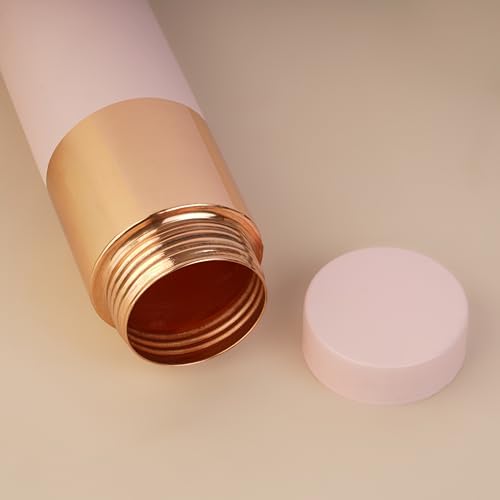 Image of Nayasa Tower Deluxe Copper Water Bottle- 1000 ML | Leak Proof And BPA Free Premium Copper Water Bottle | Ideal For Office & Daily Use | Boosts Immunity, Supports Digestive & Liver Health | Pink