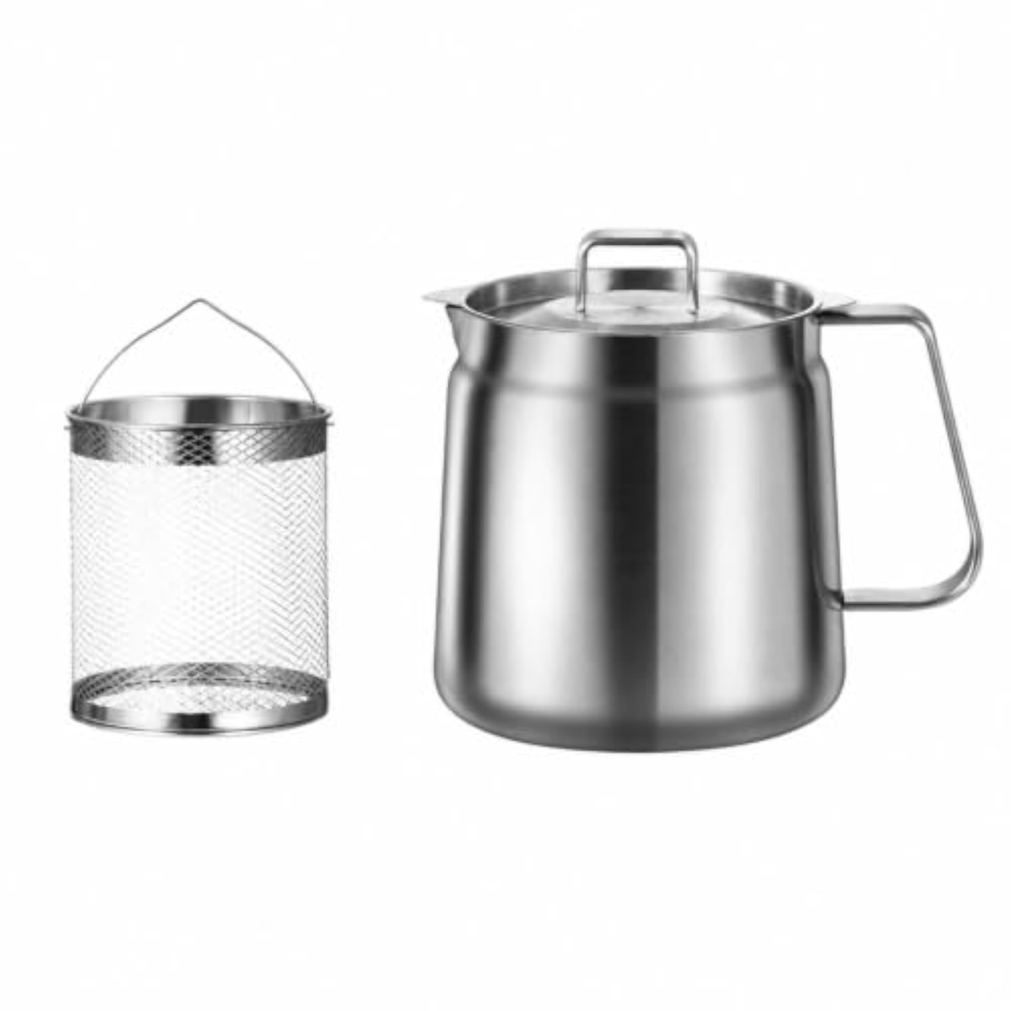 Oil Strainer Pot with Frying Basket, 2.0L