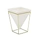 Poterie Bureau Usine Bassin Four Square Fer Blanc Or Céramique Cadre Ins NORDIC Potted Vase