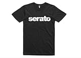 Serato Logo T-Shirt (White Logo on Black Shirt)