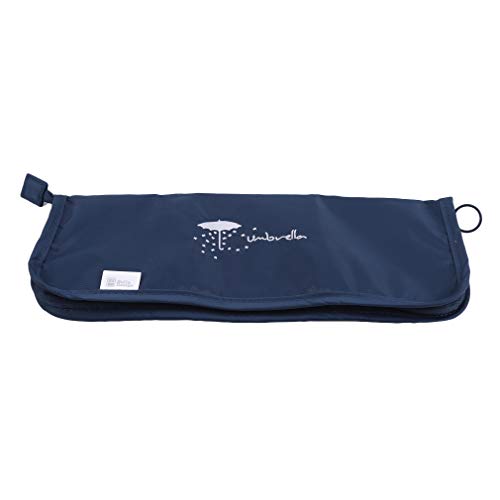 Preisvergleich Produktbild kemai wasserabsorbierende Regenschirmtasche mit Reißverschluss für das Auto, Navy
