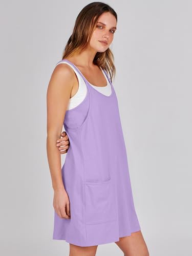 Image of ANRABESS Women Athletic Dress Summer Tennis Workout Active Sports Mini Romper Dress Built in Shorts Travel Vacation Clothes