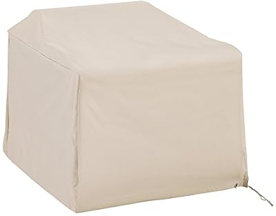 Crosley Furniture Patio Furniture Covers, Waterproof Outdoor Chair Cover for Backyard, Deck, Tan