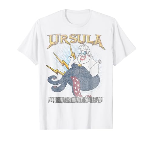 T-shirt Ursula Disney top mode vintage imprimé avec citation Petite Sirène