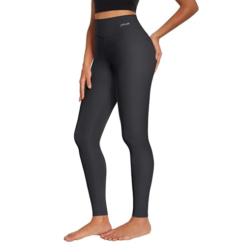 PDLeat Leggings femininas essenciais para ioga, para academia, cintura alta, amanteigada, controle m