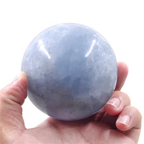 Blue Celestite Sphere Quartz Crystal Ball Ornaments (Size : 700-800g)