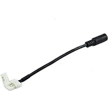 LED Strip Light Connector from 5 mm DC Jack to 8 mm Ribbon