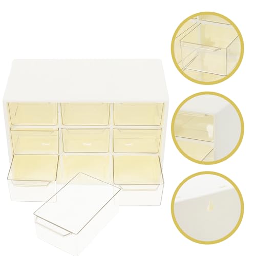 iplusmile Caja de Almacenamiento Tipo Cajón para Cosméticos y Artículos de Oficina, Organizador Plástico Compartimentos para Uso en Escritorio y Hogar - imagen 7