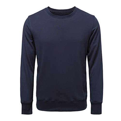 Sweatshirts classiques couleur solide en pull léger premium aux finitions soignées