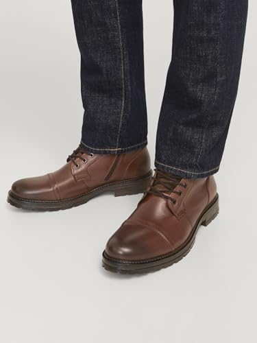 Image of JACK & JONES mens Jfwdexter Leather Boot Sn
