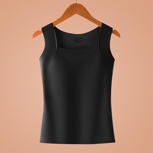 Women's U Neck Shapewear Built-in Bra Tank High Strechy Sleeveless Slim Tops Camisole Workout Tops Padded Yoga Shirts — view 8