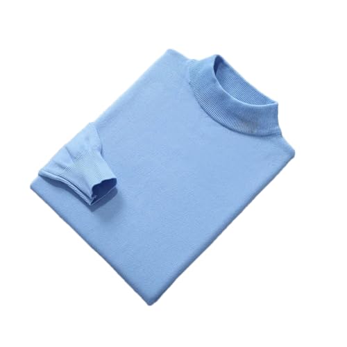 Men Pullover Autumn Winter Half Turtleneck Soft Warm Cashmere Knitted Sweaters