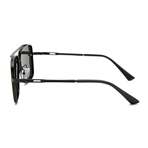 Image of Dervin UV Protected Driving Pilot Gradient Square Metal Body Sunglasses for Men and Women