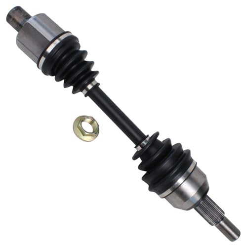 Image of Detroit Axle - Front 2pc CV Axles for 2005-2006 Chevrolet Equinox, 2006 Pontiac Torrent, 2 CV Axle Shafts Assembly Replacement