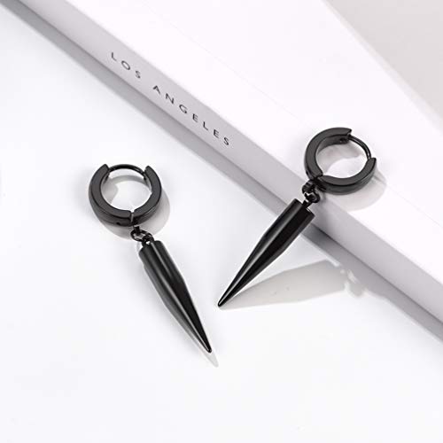 Brincos modernos unissex em aço inoxidável banhado a ouro, hipoalergênicos para orelhas sensíveis, q